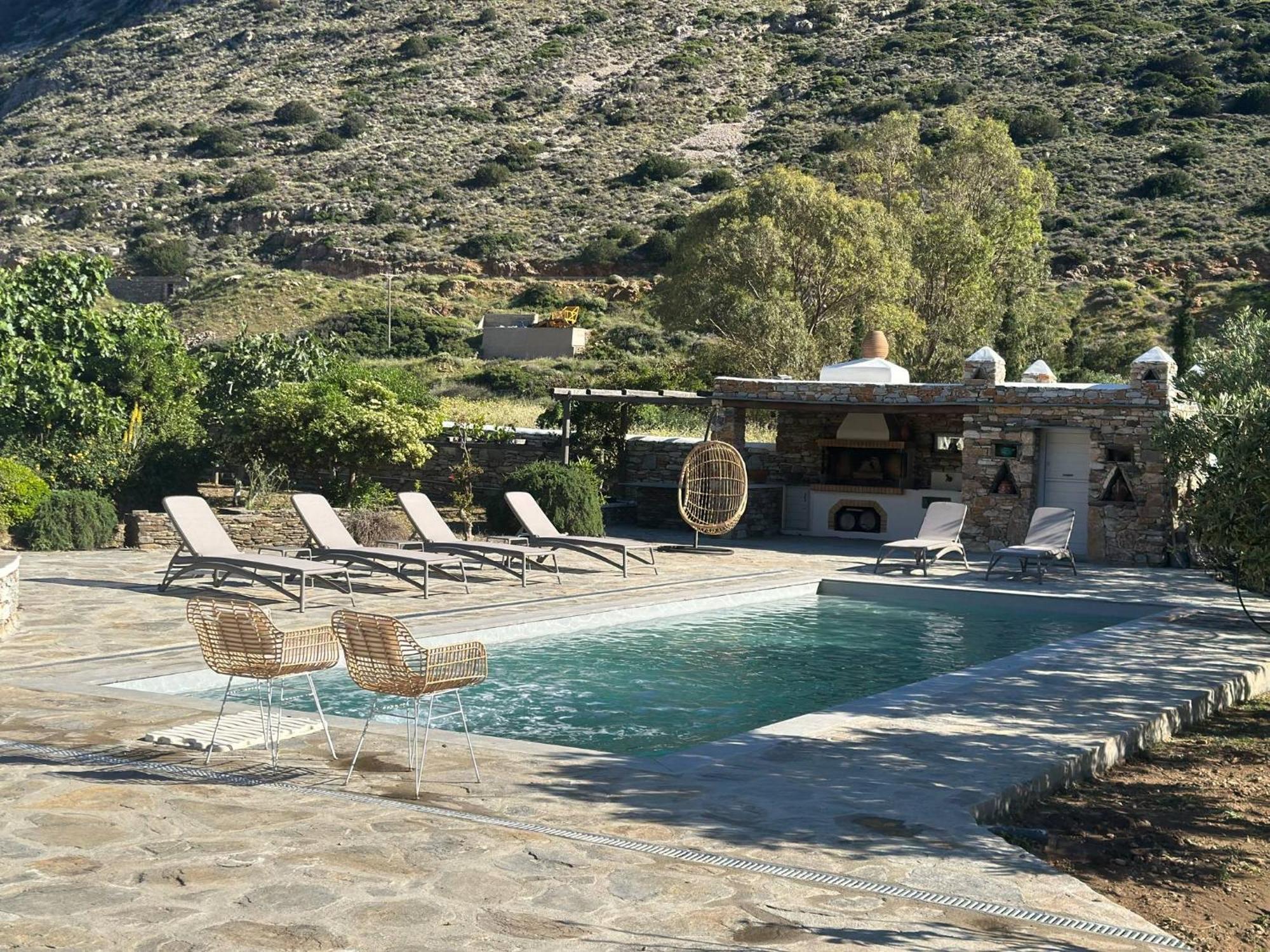 Villa River With Pool Kamares  Exterior foto